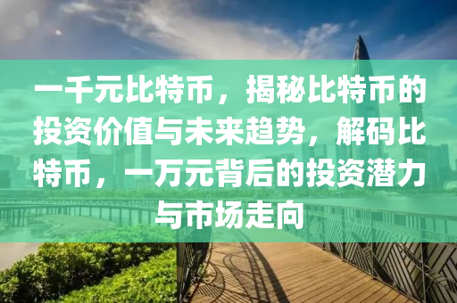 一千元比特幣，揭秘比特幣的投資價值與未來趨勢，解碼比特幣，一萬元背后的投資潛力與市場走向