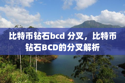 比特幣鉆石bcd 分叉，比特幣鉆石BCD的分叉解析