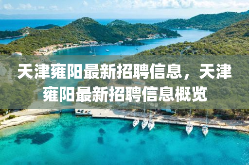 天津雍陽最新招聘信息，天津雍陽最新招聘信息概覽