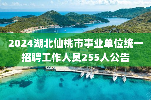 2024湖北仙桃市事業(yè)單位統(tǒng)一招聘工作人員255人公告