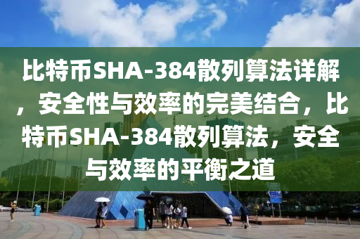 比特幣SHA-384散列算法詳解，安全性與效率的完美結(jié)合，比特幣SHA-384散列算法，安全與效率的平衡之道