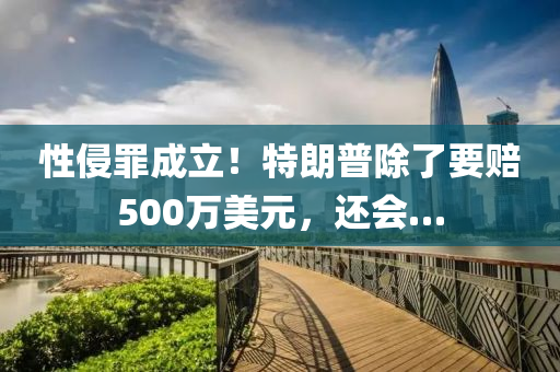 性侵罪成立！特朗普除了要賠500萬(wàn)美元，還會(huì)…