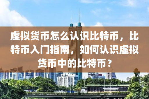 虛擬貨幣怎么認(rèn)識(shí)比特幣，比特幣入門(mén)指南，如何認(rèn)識(shí)虛擬貨幣中的比特幣？