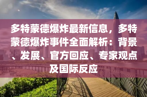 多特蒙德爆炸最新信息，多特蒙德爆炸事件全面解析：背景、發(fā)展、官方回應(yīng)、專(zhuān)家觀點(diǎn)及國(guó)際反應(yīng)