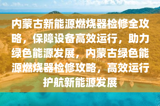 內(nèi)蒙古新能源燃燒器檢修全攻略，保障設備高效運行，助力綠色能源發(fā)展，內(nèi)蒙古綠色能源燃燒器檢修攻略，高效運行護航新能源發(fā)展