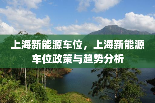 上海新能源車(chē)位，上海新能源車(chē)位政策與趨勢(shì)分析