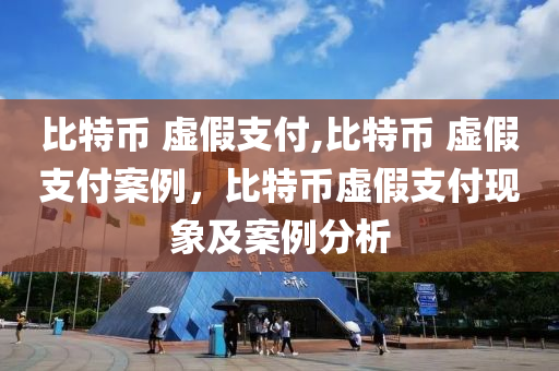 比特幣 虛假支付,比特幣 虛假支付案例，比特幣虛假支付現(xiàn)象及案例分析