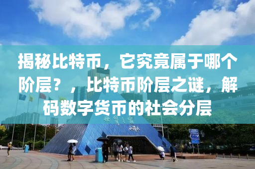 揭秘比特幣，它究竟屬于哪個(gè)階層？，比特幣階層之謎，解碼數(shù)字貨幣的社會(huì)分層