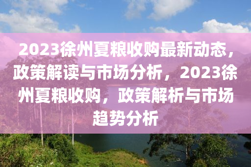 2023徐州夏糧收購最新動態(tài)，政策解讀與市場分析，2023徐州夏糧收購，政策解析與市場趨勢分析