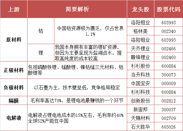 新能源中游材料龍頭股深度解析，新能源中游材料龍頭股全面解析